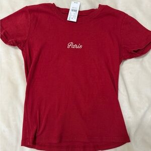 Brandy Melville Paris Tee - NWT